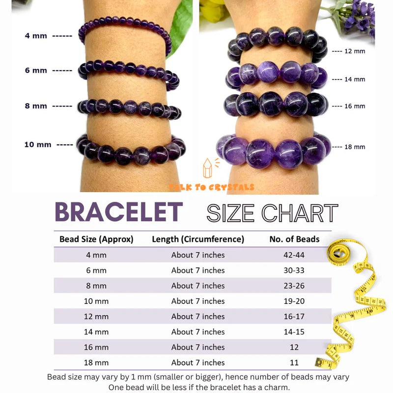 10mm round beads stretchable natural crystal bracelet.