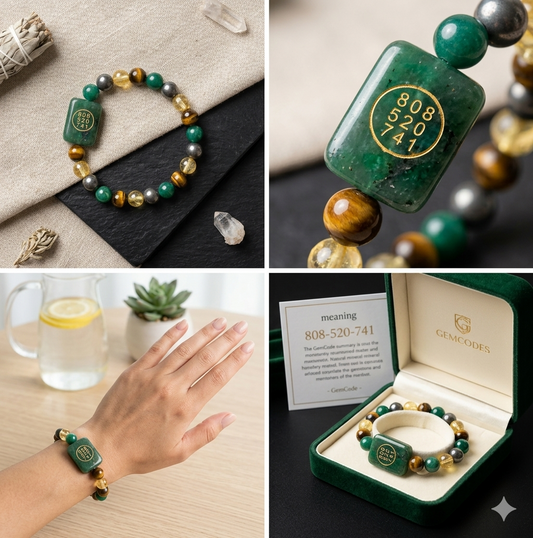 Money magnet with zibu bracelet