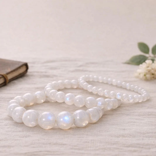 Premium White Moonstone Bracelet