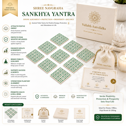 Grahao K Yantra – Premium Navgraha Spiritual Yantra for Harmony & Protection