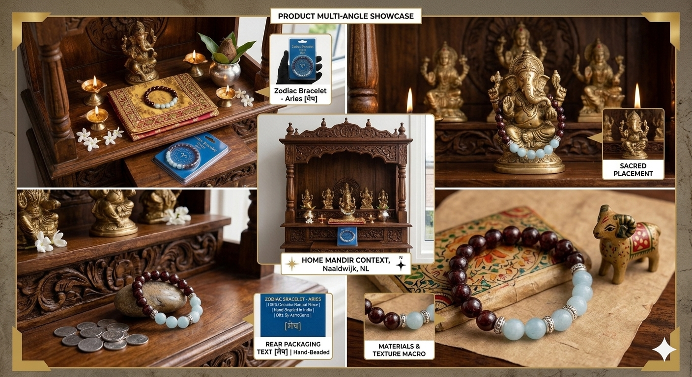 Zodiac राशि Bracelet with premium packing
