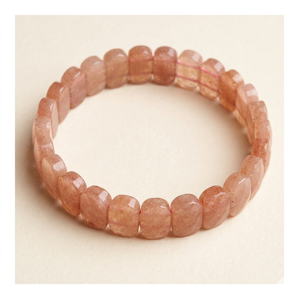 Oval Shape Faceted Crystal Beads bracelet