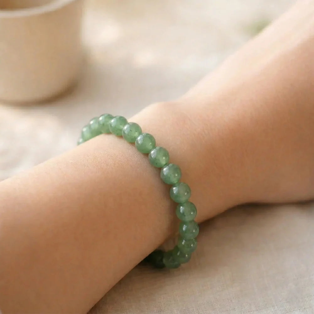 Light Green Aventurine Bracelet (For Luck and Opportunities)