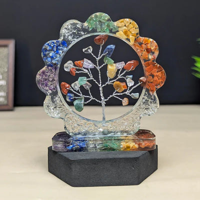 7 Chakra Flower Orgone Tree