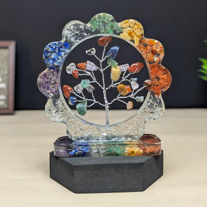 7 Chakra Flower Orgone Tree