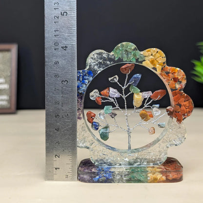 7 Chakra Flower Orgone Tree