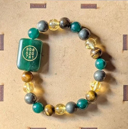 Money magnet with zibu bracelet